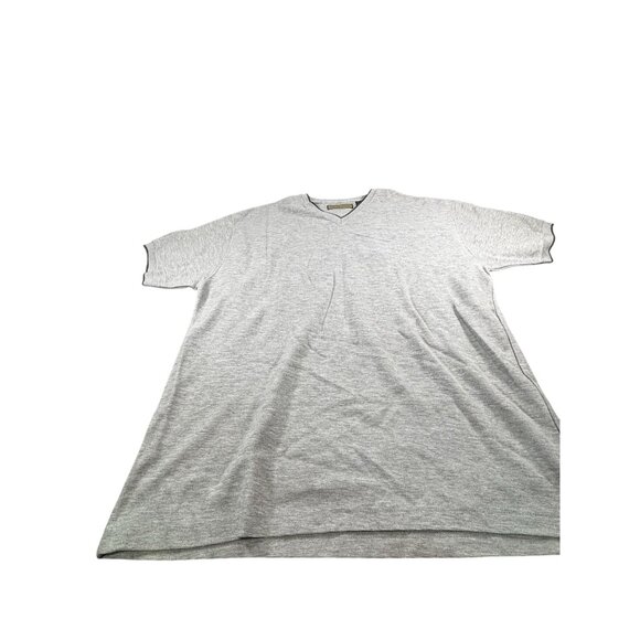 Natural Life Mens Gray V-Neck T-Shirt XL Cotton Blend - Picture 3 of 9